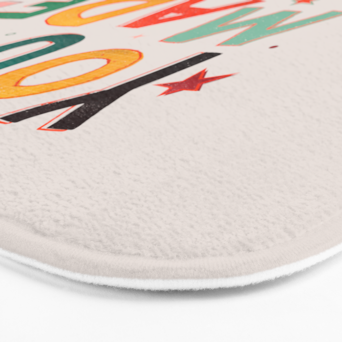 You Are Made Of Magic - colorful letters Bath Mat Gallery Image 3