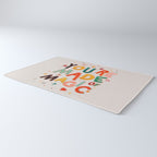 You Are Made Of Magic - colorful letters Rug Gallery Image 3