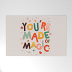 You Are Made Of Magic - colorful letters Welcome Mat Gallery Image 1