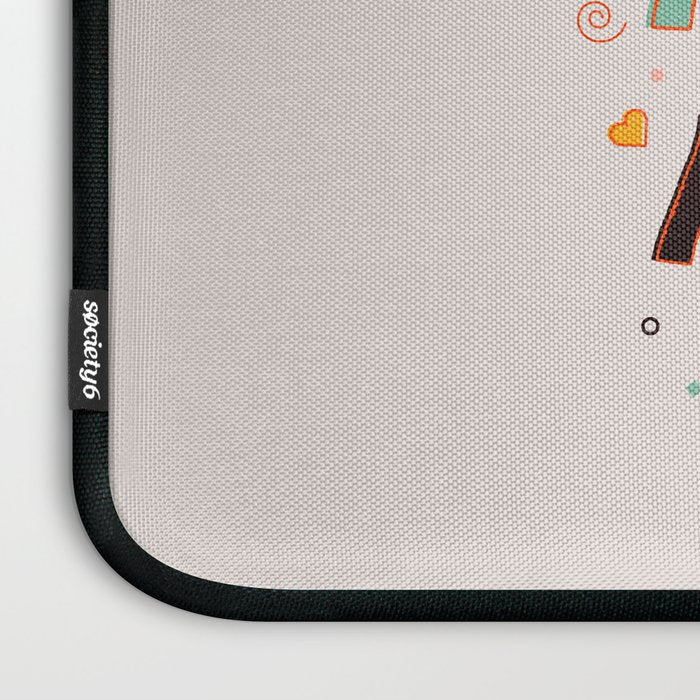 You Are Made Of Magic - colorful letters Laptop Sleeve Gallery Image 3