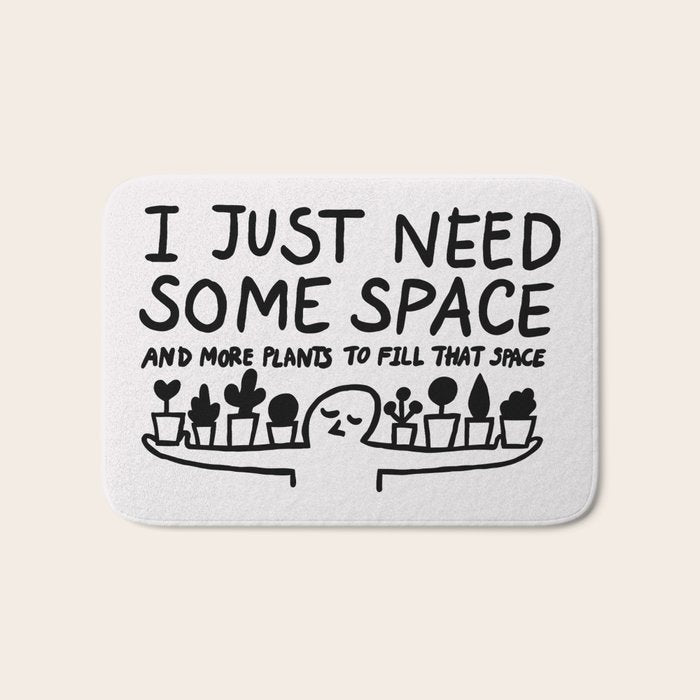 Plant problem Bath Mat Gallery Image 1