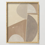 Organic Neutral Tones Shapes Serving Tray Gallery Image 1