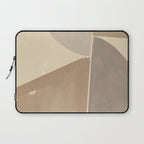 Organic Neutral Tones Shapes Laptop Sleeve Gallery Image 1