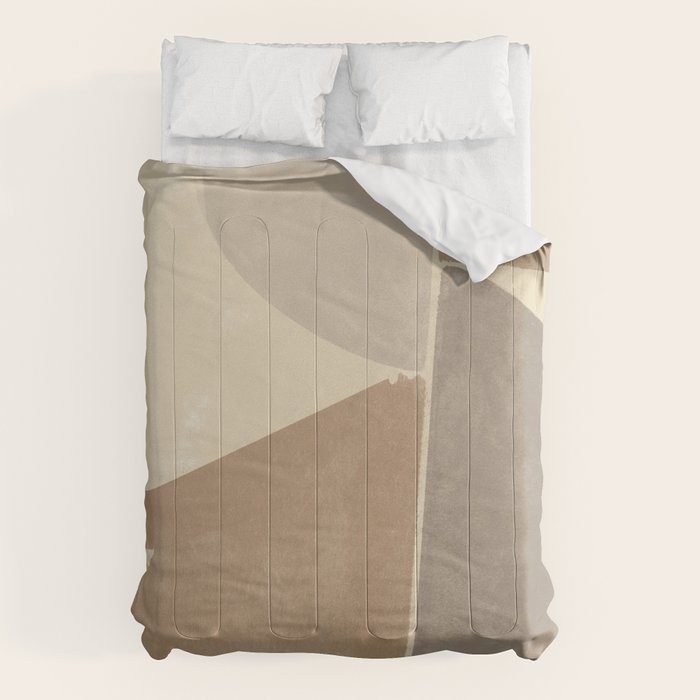 Organic Neutral Tones Shapes Comforter Gallery Image 6