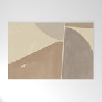 Organic Neutral Tones Shapes Welcome Mat Gallery Image 1