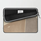 Organic Neutral Tones Shapes Laptop Sleeve Gallery Image 2