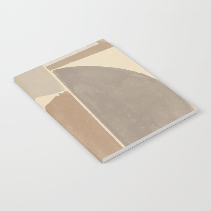 Organic Neutral Tones Shapes Notebook Gallery Image 1