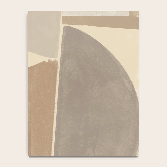 Organic Neutral Tones Shapes Notebook Gallery Image 4