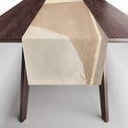 Organic Neutral Tones Shapes Table Runner Gallery Image 1
