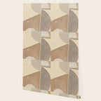Organic Neutral Tones Shapes Wallpaper Gallery Image 2