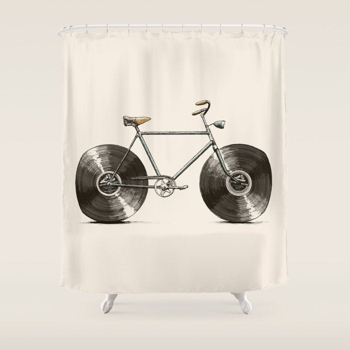 Velophone Shower Curtain Gallery Image 1