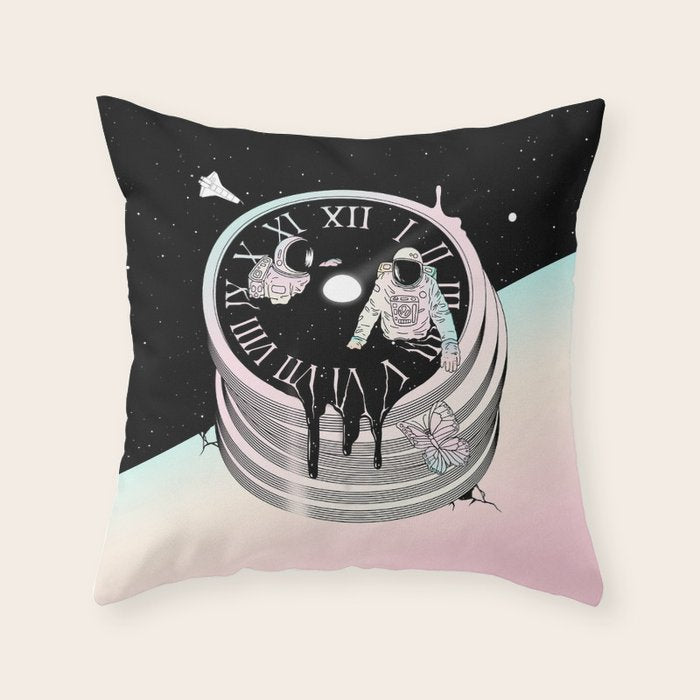 Immersed in Time Throw Pillow Gallery Image 6