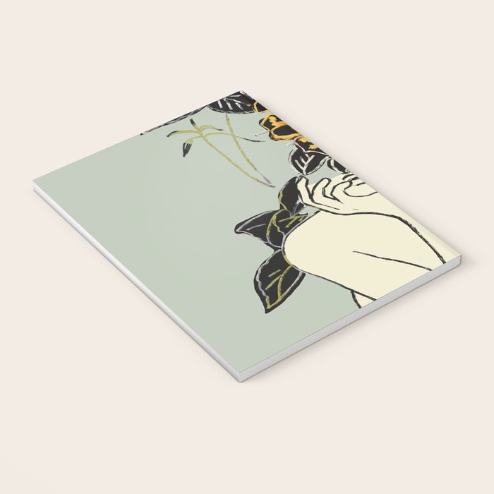 Rose Line Art  Notebook Gallery Image 3