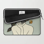 Rose Line Art  Laptop Sleeve Gallery Image 2