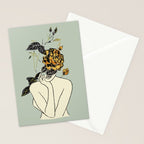 Rose Line Art  Stationery Card Gallery Image 2