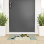 Rose Line Art  Welcome Mat Gallery Image 3