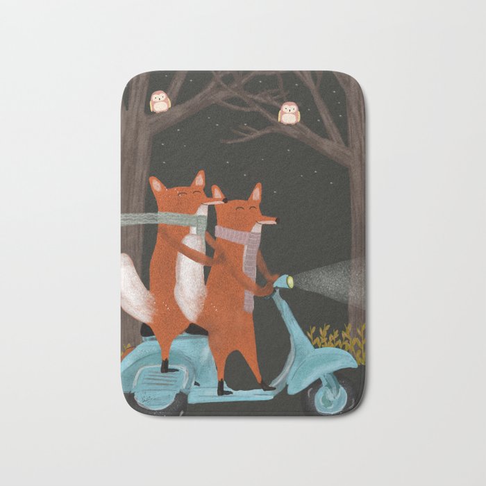 the fox mobile Bath Mat Gallery Image 1