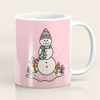 Cancer Zodiac Snowman Coffee Mug Gallery Image 1