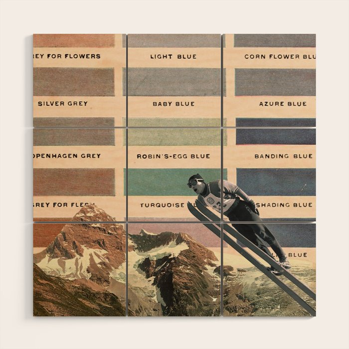 Ski Wood Wall Art Gallery Image 1