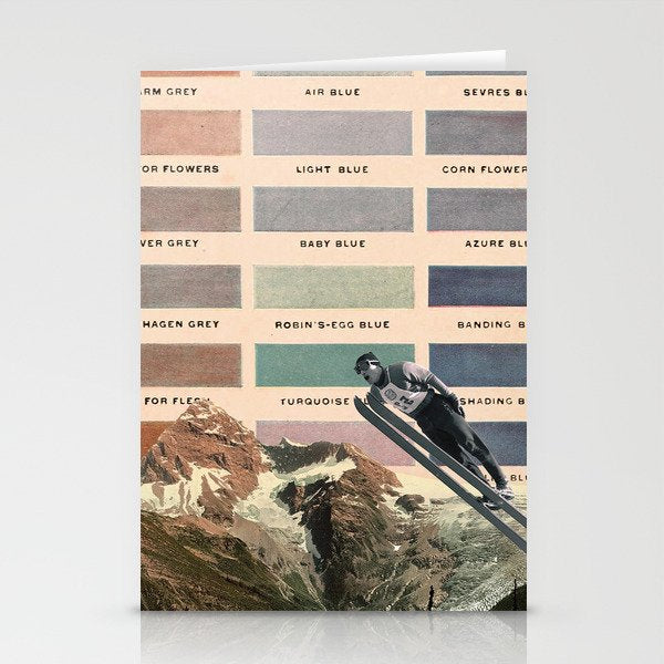 Ski Stationery Card Gallery Image 1