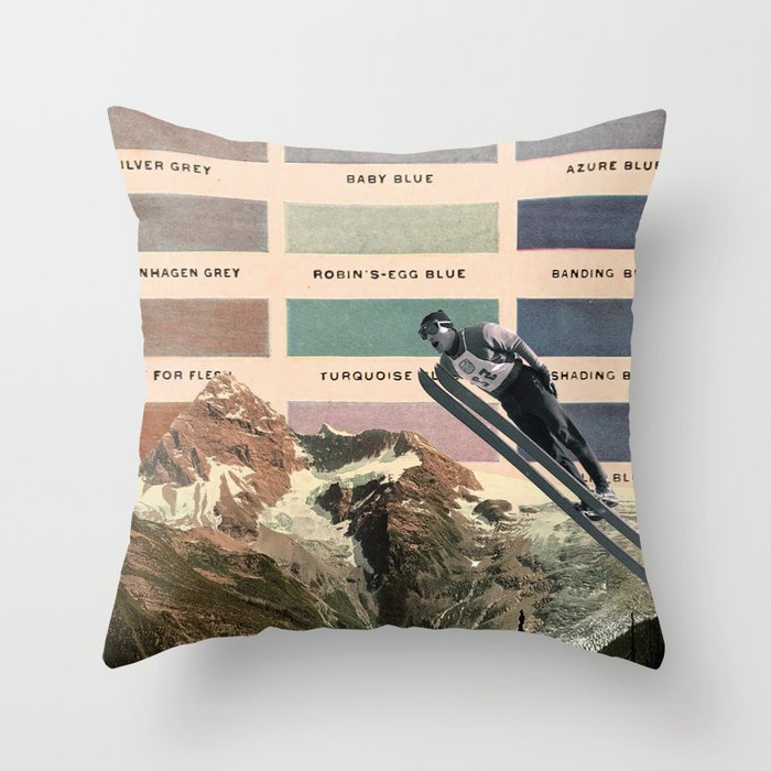 Ski Throw Pillow Gallery Image 6