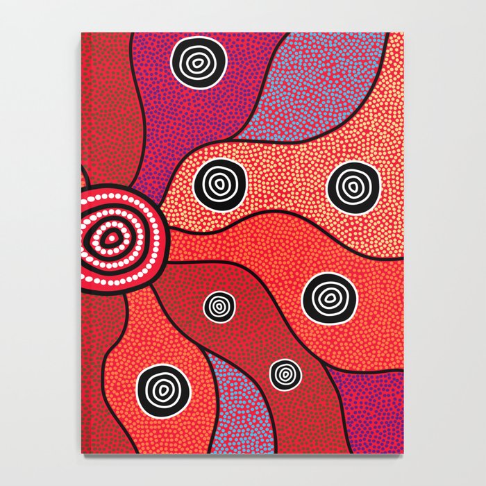 Authentic Aboriginal Art - Central Lands Notebook Gallery Image 4