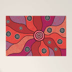 Authentic Aboriginal Art - Central Lands Welcome Mat Gallery Image 1