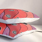 Authentic Aboriginal Art - Central Lands Pillow Sham Gallery Image 3