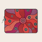 Authentic Aboriginal Art - Central Lands Laptop Sleeve Gallery Image 1