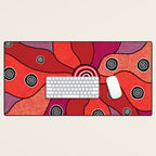 Authentic Aboriginal Art - Central Lands Desk Mat Gallery Image 1