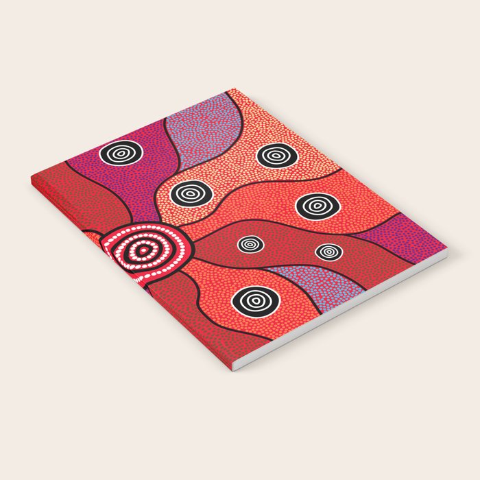 Authentic Aboriginal Art - Central Lands Notebook Gallery Image 2