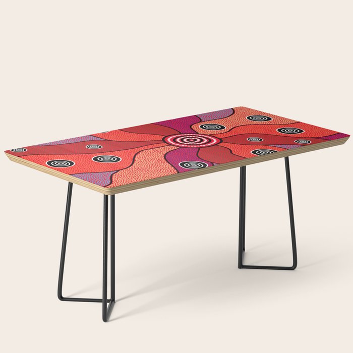 Authentic Aboriginal Art - Central Lands Coffee Table Gallery Image 1