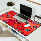 Authentic Aboriginal Art - Central Lands Desk Mat Gallery Image 2