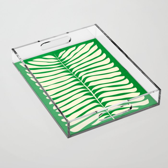 JAZZ FERNS 04 | Pine Green Matisse Edition Acrylic Tray Gallery Image 1