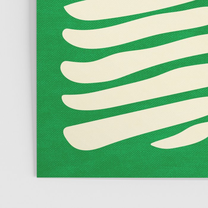 JAZZ FERNS 04 | Pine Green Matisse Edition Poster Gallery Image 3