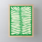 JAZZ FERNS 04 | Pine Green Matisse Edition Mini Art Print Gallery Image 1