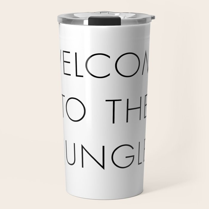 Welcome to the Jungle Travel Mug Gallery Image 1