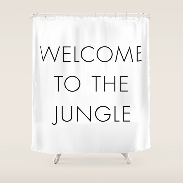 Welcome to the Jungle Shower Curtain Gallery Image 1