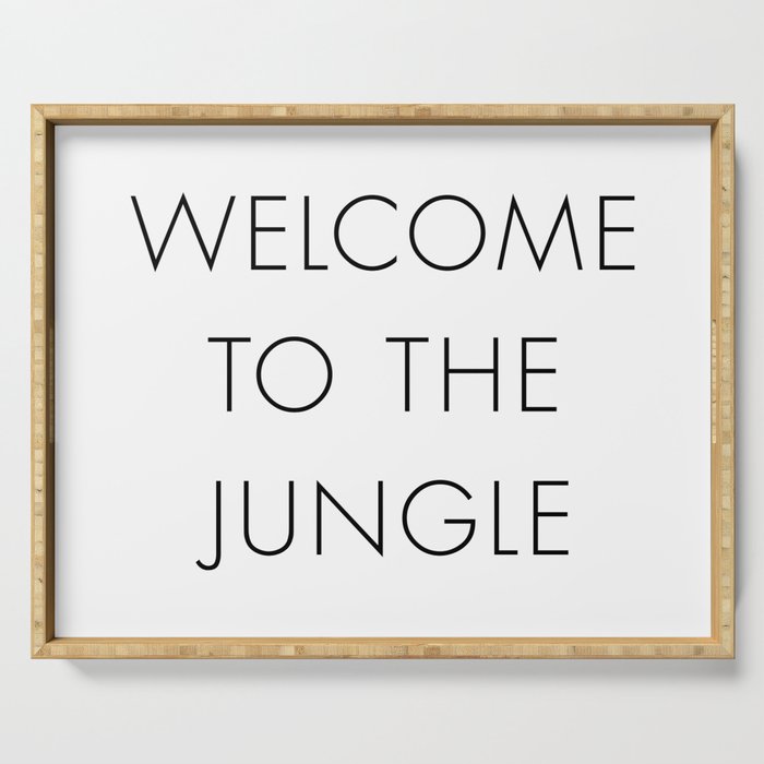 Welcome to the Jungle Serving Tray Gallery Image 1