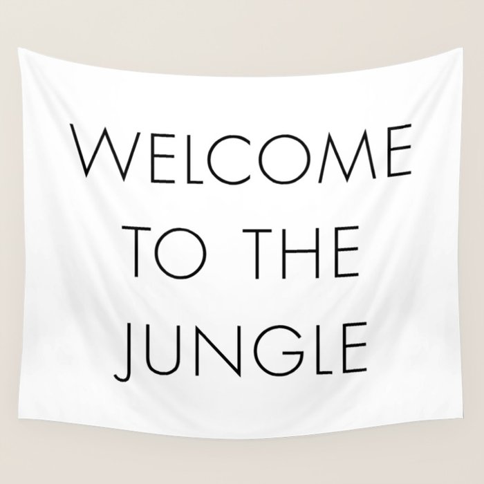 Welcome to the Jungle Wall Tapestry Gallery Image 4