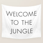 Welcome to the Jungle Wall Tapestry Gallery Image 4