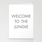 Welcome to the Jungle Stationery Card Gallery Image 2