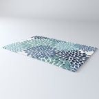 Floral Blooms, Navy, Blue and Teal Rug Gallery Image 3