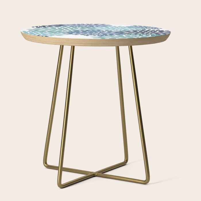 Floral Blooms, Navy, Blue and Teal Side Table Gallery Image 1