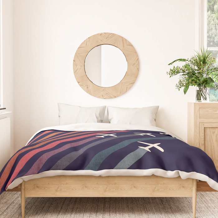 Aerial acrobat Duvet Cover Gallery Image 3