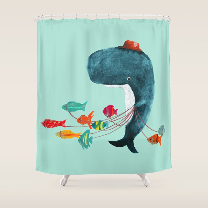 My Pet Fish Shower Curtain Gallery Image 1