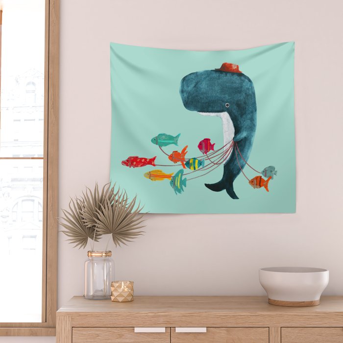 My Pet Fish Wall Tapestry Gallery Image 2