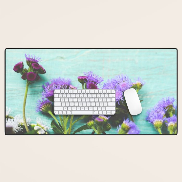 Summer Flowers Desk Mat Gallery Image 1