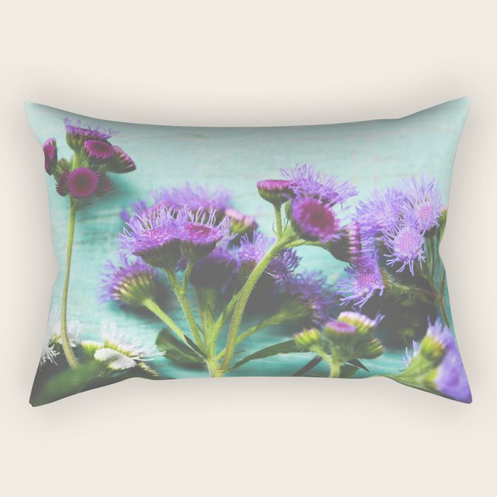Summer Flowers Rectangular Pillow Gallery Image 2