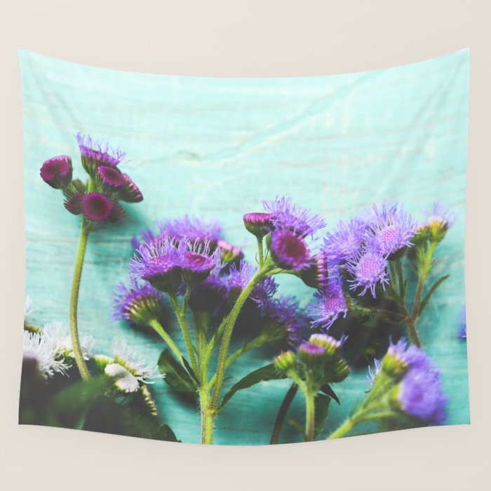 Summer Flowers Wall Tapestry Gallery Image 1